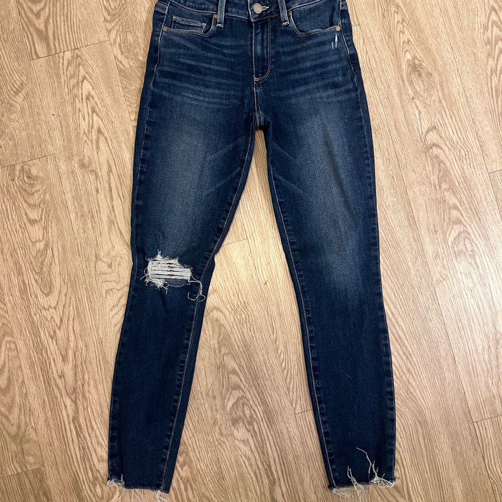 Paige Verdugo Mid Rise Skinny Jeans